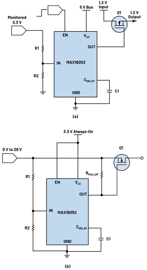 防止掉電狀況下系統(tǒng)出錯(cuò)的N/P溝道MOSFET設(shè)計(jì)策略